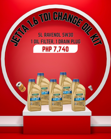 VW JETTA 1.6 TDI Change Oil DIY Kit (RAVENOL)
