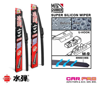 Mita M2 Silicone Wipers